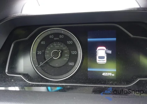 2020 Hyundai Ioniq Hybrid Blue из США, поврежденный, VIN KMHC65LC5LU228888